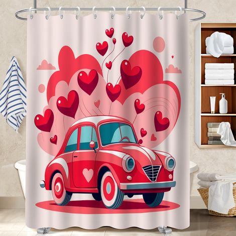 Rideau de bain 180x180 tendance protection douche pour adapté aux animaux domestiques (1/5)