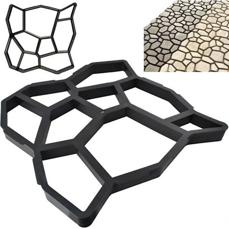 Forme de nivellement pour dalles de jardin et pavés – Régulateur de hauteur réglable en plastique rigide pour pose facile et précise (1/4)