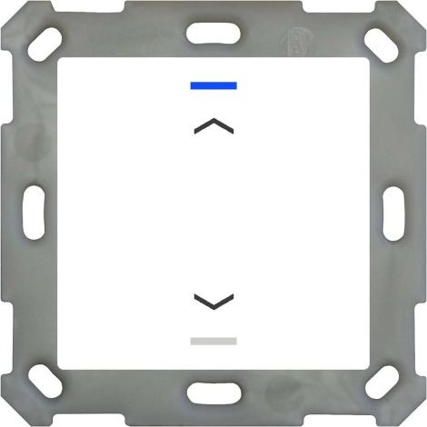 KNX BUTTON LIGHT 55 1-FOLD, RGBW, BLANC PUR BRILLANT, STORE MDT BE-TAL5501.A1
