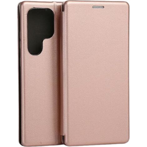 Funda magnética Beline para Samsung S24Ultra S928, color oro rosa.