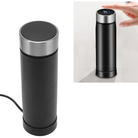 Chauffe-cigare à débit infini avec puce améliorée noire, bouilloire de voiture, tasse isotherme, gourde de voiture (1/5)