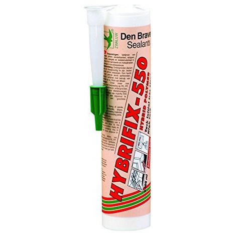 Mastic colle Hybrifix 550 blanc 300ml Den Braven