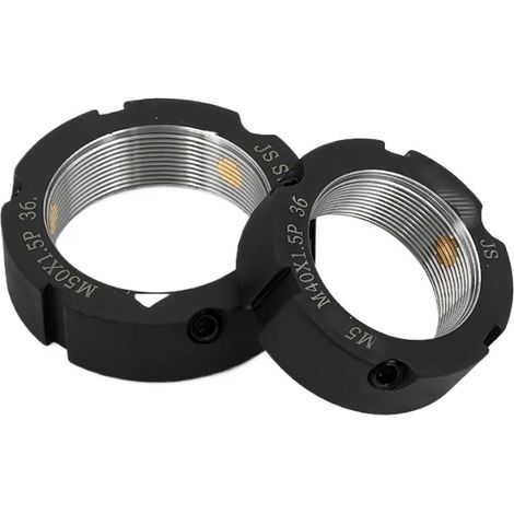Écrou de blocage radial précision type F, sécurité M12-M260, rond (1/5)