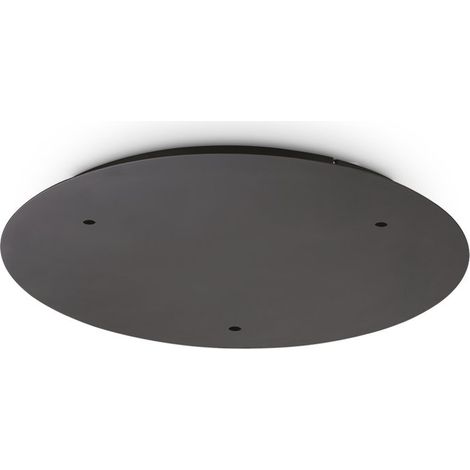 Ideal Lux Rosone 1 luce nero alluminio vetro