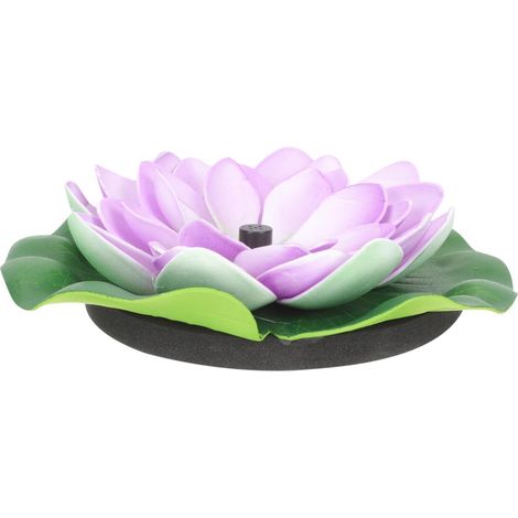 Solarbetriebener Lotus Design Springbrunnen aus Abs für