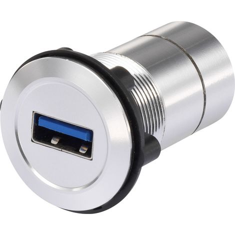 TRU COMPONENTS USB-09 USB-Einbaubuchse 3.0 Buchse, Einbau Inhalt: 1 St. (1/2)