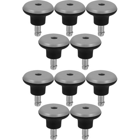 de 10 roulettes fixes en polyuréthane pour chaise de bureau (1/5)