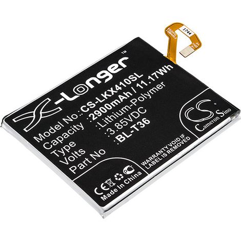 NX - Batterie téléphone, smartphone, GSM pour LG 3.85V 2900mAh - BL-T36EAC63638201