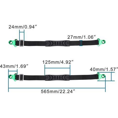 GOOFIT off-road motorcycle modification accessories: tow strap, seat cushion, rear lift rope compatible with various models. (1/4)