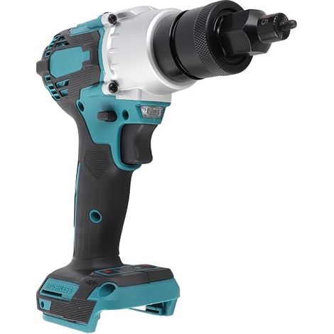 Ensemble rivetage électrique sans balais avec lumière LED multiples fentes d'air contrôle de vitesse de décharge de chaleur élevée pour travail (set D) (1/5)