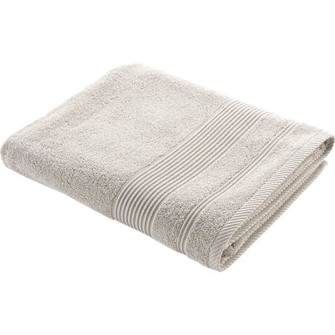 Serviette ou drap de bain en coton 90 x 150 cm Tendresse lin