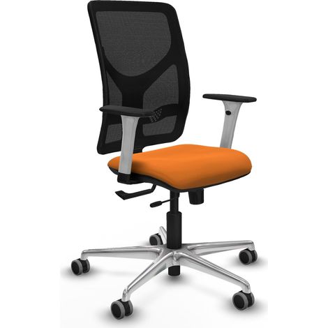 Silla de oficina piqueras y crespo Motilla blanco robusto cómodo (1/2)