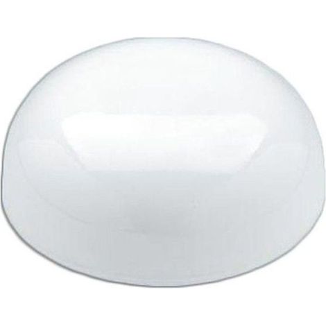 Plafonnier rond opale 25 cm – Base métallique E27 – Compatible avec ampoules LED – Éclairage doux pour salon et chambre - 14900-25
