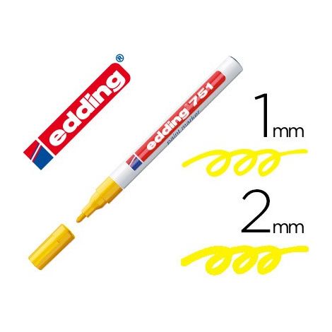 Edding 751 Paint Marker Yellow Gelb (4-751005) (4751005)