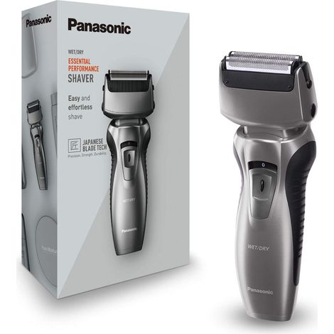 Panasonic ES-RW33-H503 Rasoio 2 Lame WET DRY Grigio scuro Trimmer Baffi e Basette (1/5)