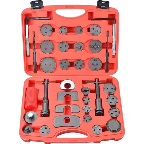 Kit de herramientas para frenos, juego de 35 piezas, compatibilidad universal, 35 piezas (1/2)