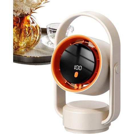 Ventilatore personale notturno a 5 velocità,alimentato da una batteria da 1800 mAh,stanza dello studente,viaggi e campeggio (1/4)
