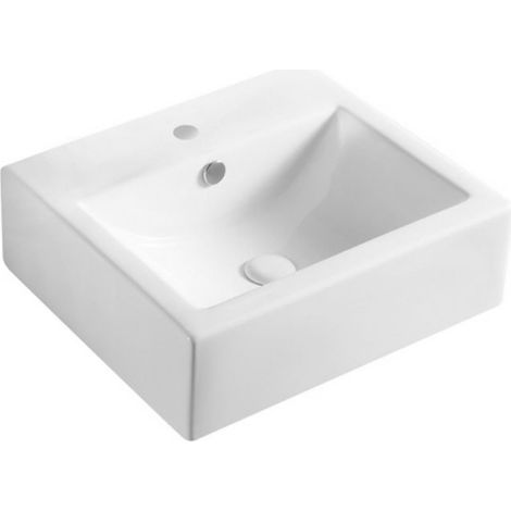 LAVABO D'APPOGGIO MOD. LA45 CM 50.5 X 44.5 Bianco