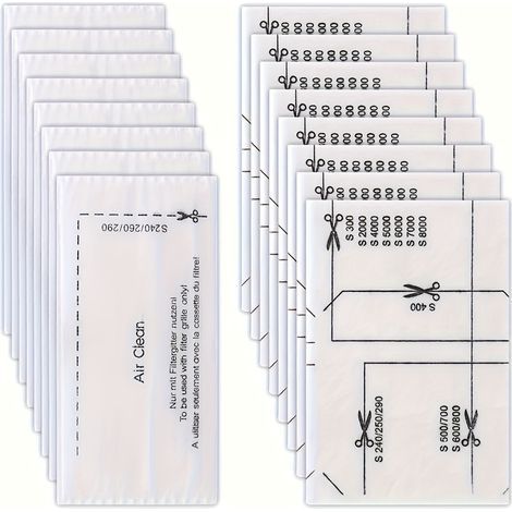 Lot de 16 filtres pour aspirateurs Miele – Compatible avec les modèles Miele Complete C1/2/3, Compact C1 et Classic C1 (1/5)