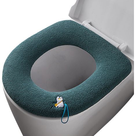 Coussin De Siège De Toilette Universel - Élastique Et Réglable - Pour Toilettes Standard - Hiver Et Toute Saison - 1 Pièce (1/5)