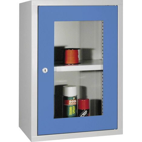 Pavoy, Armoire murale, hauteur 600 mm, avec porte/-s vitrée/-s