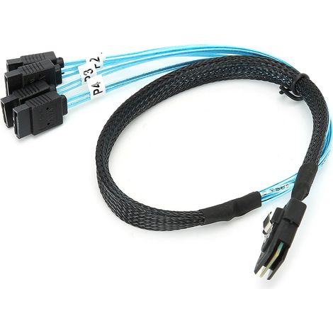 Câble Mini SAS 36P SFF-8087 vers 4 SATA pour Serveur et Accessoires Informatiques (1/5)