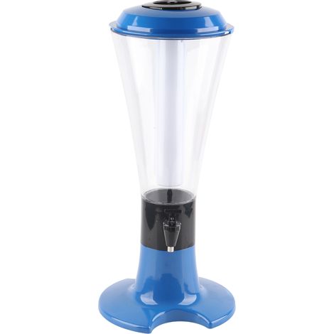 3-Liter-Bierzapfanlage mit Beleuchtung und Zapfhahn für Hausbar, Partys und Karaoke, multifunktionaler Zapfhahn, blau (1/5)