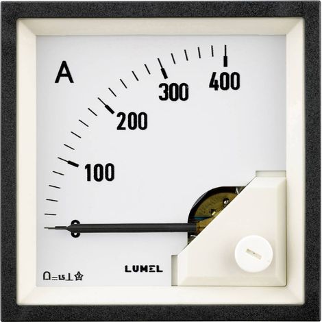 Lumel MA19 150A/60mV MA19 150A/60mV Strumento di misura da incasso 96 x 96 mm 150 A/CC (60 mV)  Bobina mobile (1/2)