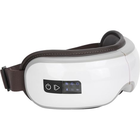 Masque oculaire électrique à compression d'air, chauffant, portable, Bluetooth, appareil de soin des yeux, massage par pression et chaleur (1/5)