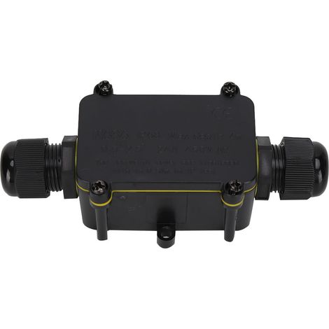 Kunststoff-Wasserdichte Anschlussdose M686 Schwarz Zweipolige Kabelanschlussdose IP68 für LED-Straßenbeleuchtung (1/5)