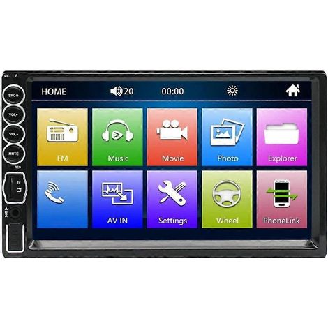 Radio-Audioempfänger, FM-Radio, USB/AUX, Freisprecheinrichtung, Schnellladefunktion