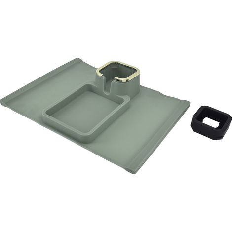 Set mit 6 grünen Silikonuntersetzern für Sofa und Tassen, passend zu den Möbeln, verbesserte Version (1/5)