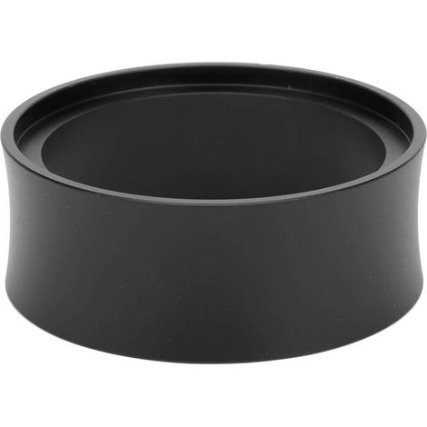 Bague doseuse universelle en alliage d'aluminium pour café moulu, compatible avec les poignées de 58 mm, noire. (1/5)
