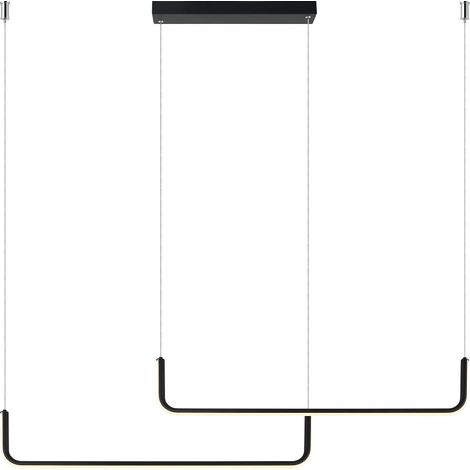 Suspension Malawi LED 2 points noire, Light Prestige (1/4)