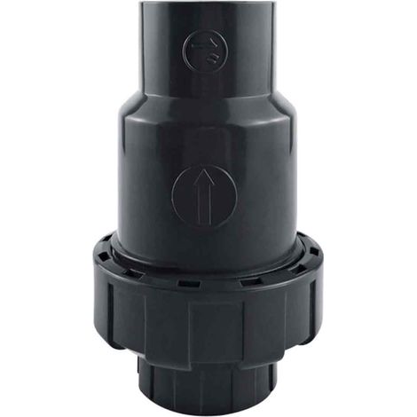 Rückschlagventil mit Kugel 32 mm Rückschlagventil aus PVC Wasser-Rückschlagventil Pool-Ventil (Innendurchmesser 32 mm)