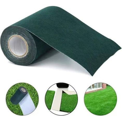 Ruban adhésif pour gazon artificiel - 10 cm x 10 m - Ruban autocollant pour gazon artificiel - Collage auto-adhésif (1/5)