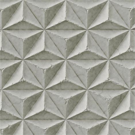 Papier peint 3D Profhome 397001 papier peint intissé gaufré à chaud légèrement texturé à l'aspect béton mat gris blanc 5,33 m2 (1/5)