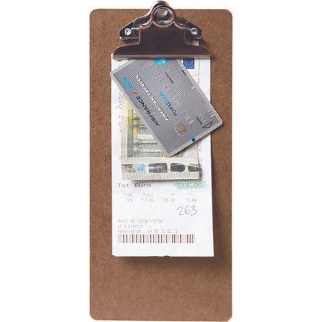 Accessoire de rangement securit clipboard PU acier inoxydable (1/5)