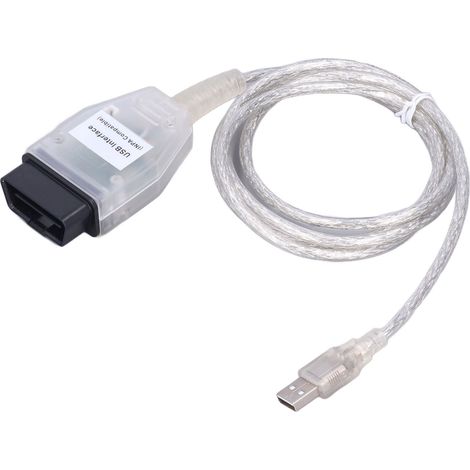 Câble Diagnostic OBD2 FT232RL 8 Broches K/CAN ABS Résistant Chaleur Remplacement Série 1 3 5 X1 X5 (1/5)