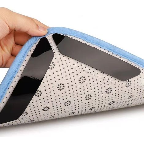 24 Pcs Anti Derapant Tapis, sous Tapis antiderapant, Anti Glisse Tapis, Anti-dérapant Tapis Auto-adhésif, Tapis Grippers Autocollant, pour Cuisine/Salle de Bain/Bureau (1/5)