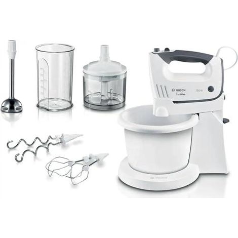 Bosch ErgoMixx Küchenmaschine weiß und grau 750 W