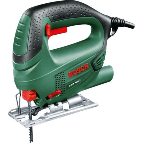 Bosch PST 650 - Sierra eléctrica (1.6 kg) Negro, Verde, Rojo