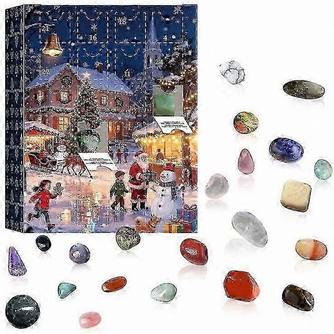 Coffret cadeau surprise minérale de 24 jours pour Noël
