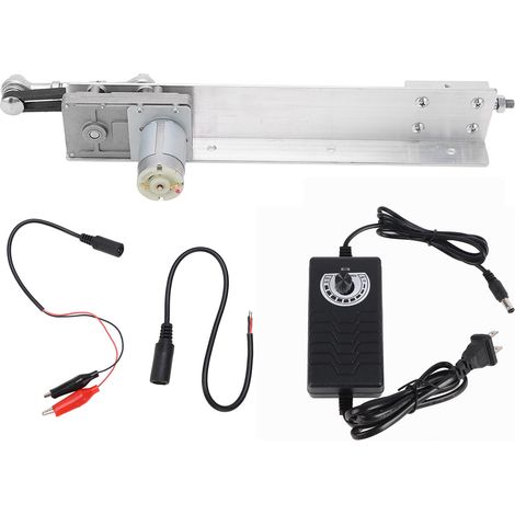 Actionneur linéaire à mouvement alternatif pour vélo 24V, course 3-15cm, conception DIY, prise US 100-240V, 210tr/min (1/5)