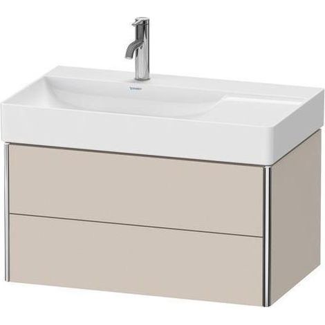 DU XSquare WTU wh 784x460x397mm, 2SK, ti pon, f.WT L SAS, Taupe Seidenmatt (1/4)