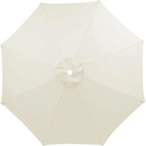 (Cream) Replacement cover for 3m parasol – waterproof, UV-resistant, washable, breathable (1/4)