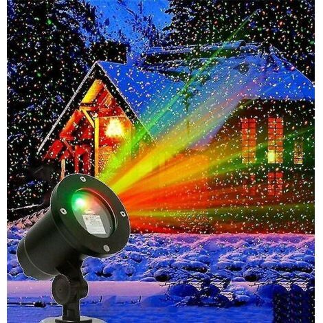 Vtizikl Projecteur LED de Noël extérieur – Projette motifs festifs – Couverture jusqu'à 278,7 m² – Résistant aux intempéries – 3 modes de projection