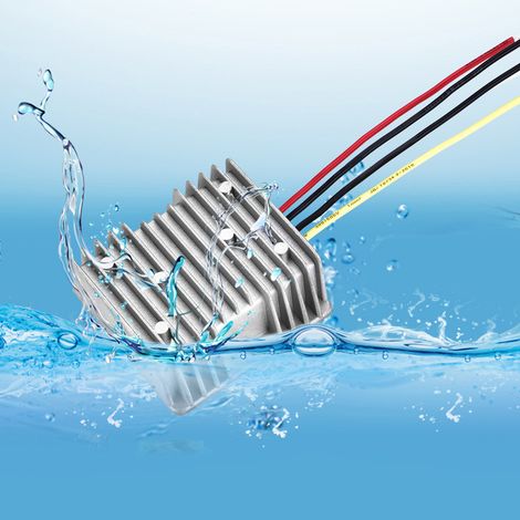 Convertisseur de puissance DC-DC Module abaisseur 24V à 19V Régulateur de puissance abaisseur de décélération 5A Transformateur de module étanche adapté aux voiturettes de golf et aux voitures de club (1/5)