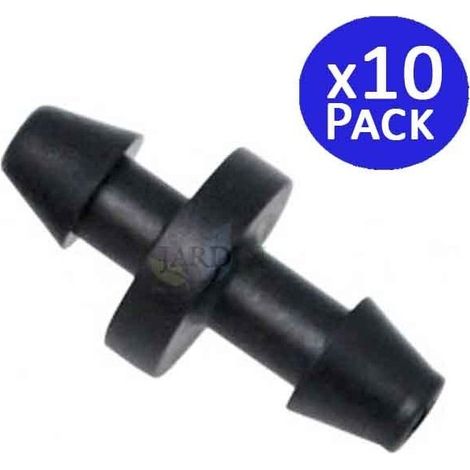 10 Stück Mikroröhrchen-Verbindung 4mm Gerade Verbindung für Mikroröhrchen 4,5 x 6,5mm