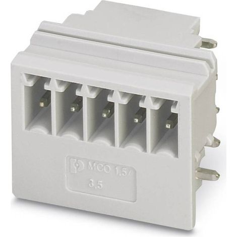 [NEUWERTIG] B-Ware Phoenix Contact Stiftgehäuse Platine Grundleiste MCO Polzahl 5 3.50 mm 50 Stück (1/2)